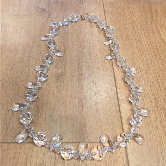 Jewelry - Crystal cut bead necklace